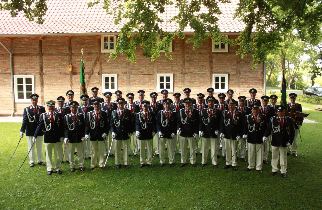 Gruppenfoto des Offizierscorps